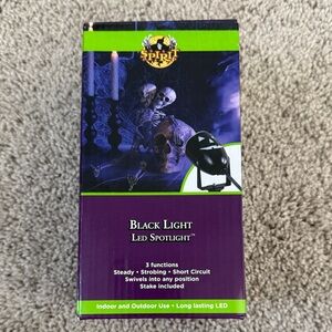 Spirit Halloween Black Light LED Spotlight